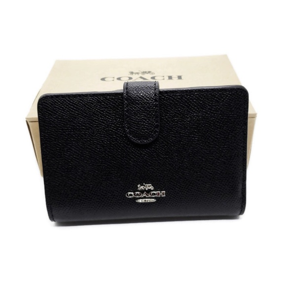 Coach Handbags - Coach Women's Midnight Black Small Wallet